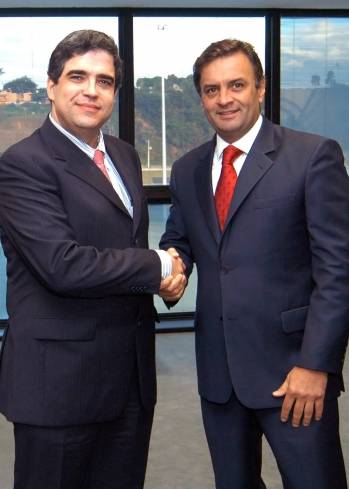 Governador Aécio Neves se reúne com presidente da Usiminas