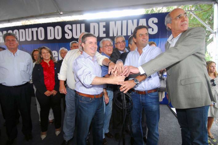 Governador inaugura primeira fase do gasoduto do Sul de Minas