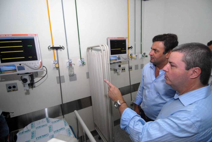 Governador inaugura bloco cirúrgico em hospital de Sabará
